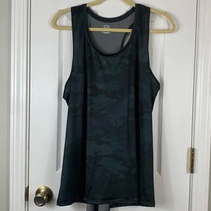 NWT Athletic Works dark camouflaged racer back top size XL(16-18).